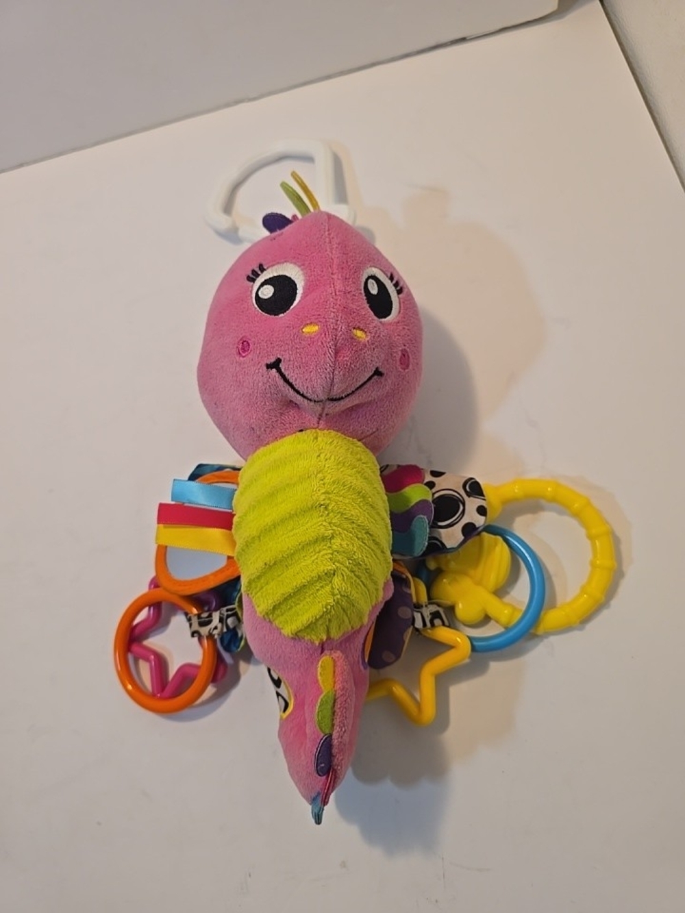 Plush Pink & Green Sea Creature Activity Toy - Unbranded